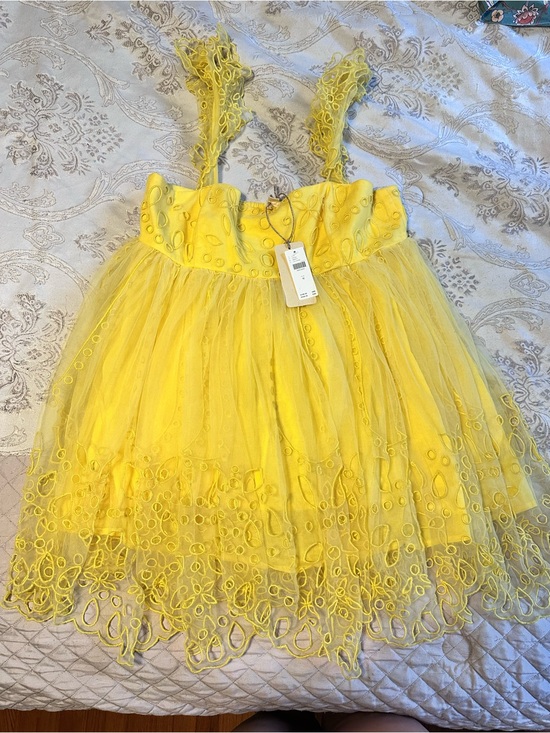 Anthropologie Dresses & Skirts - Anthropologie Letmebe yellow sundress